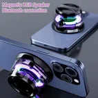 Portable Seven-Color Light Wireless Bluetooth Speaker with Magnetic&nbsp;Portable Waterproof Wireless Speaker