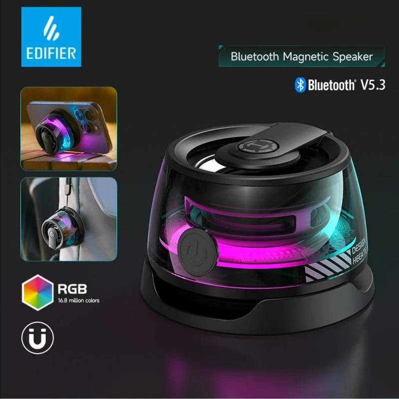 Portable Seven-Color Light Wireless Bluetooth Speaker with Magnetic&nbsp;Portable Waterproof Wireless Speaker
